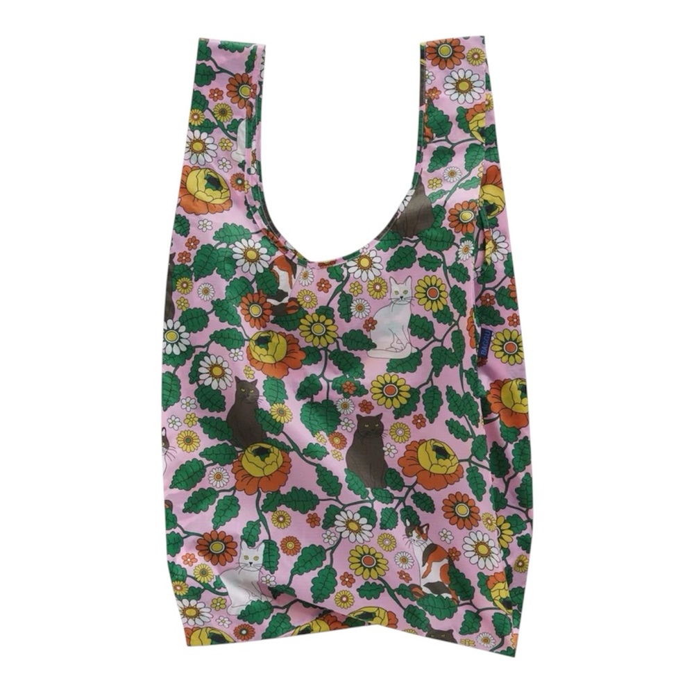 BAGGU Daisy Cat Floral Print Bag